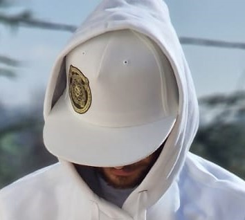 Casquette blanche de la collection Jeff King of Cars